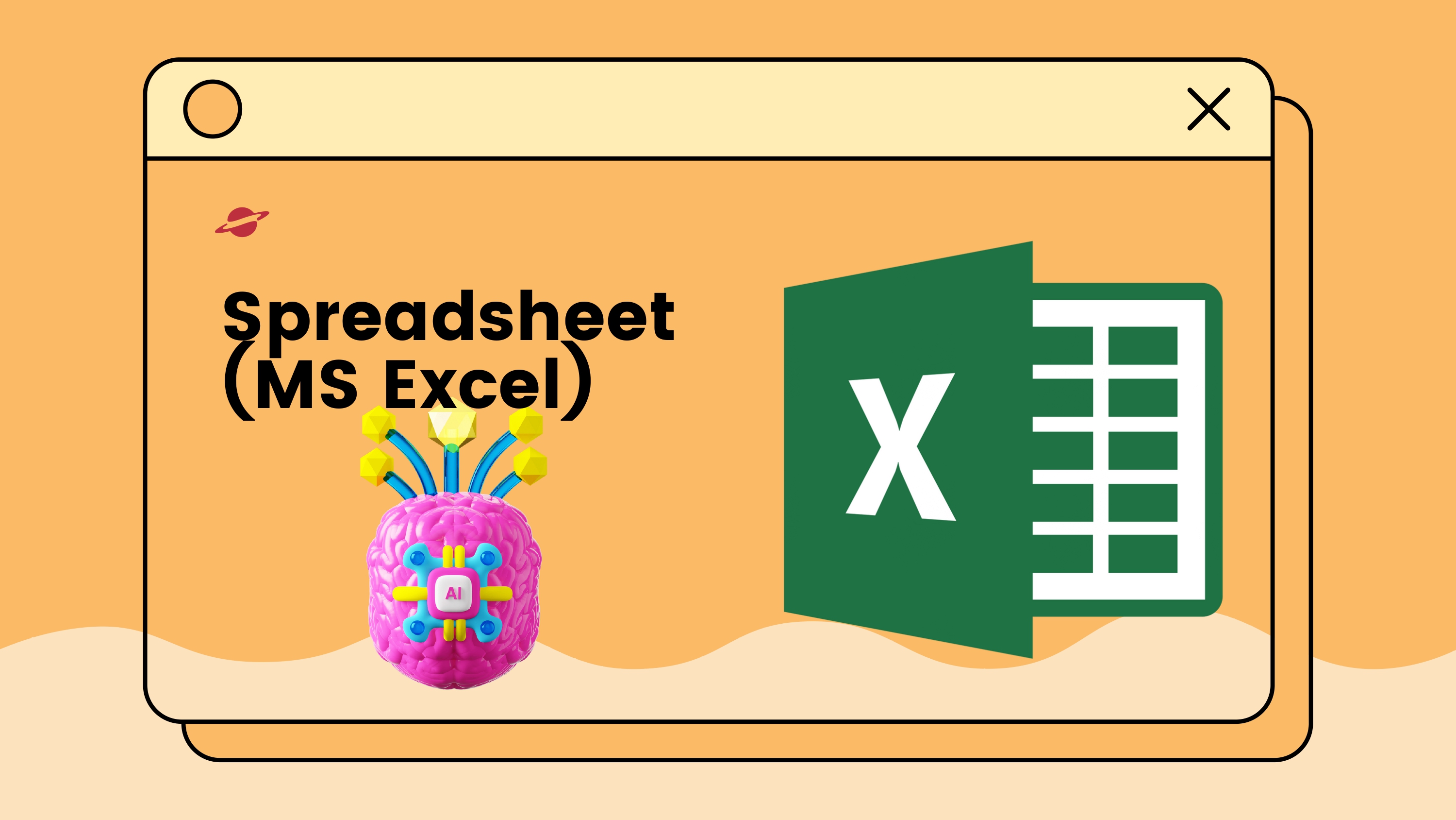 Infographic showing Excel cells, formula bar, and charts with bright green neon accents on a dark background